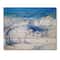 Designart - Winter Mountain Landscape With Wooden House - Traditional Print on Natural Pine Wood